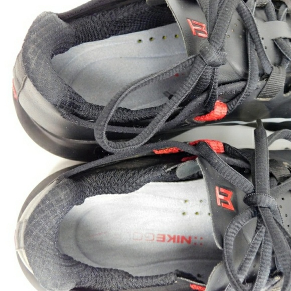 Nike Tiger Woods TW 13 Golf Shoes Mens Black Red - Picture 7 of 8